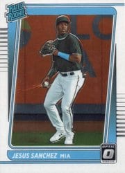 2021 Donruss Optic Base Set Jesus Sanchez #86 card
