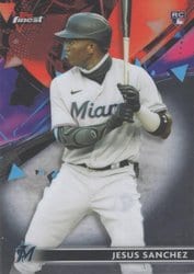 2021 Finest Base Set Jesus Sanchez #70 card