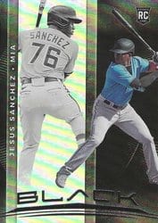 2021 Panini Chronicles Black Jesus Sanchez #4 card