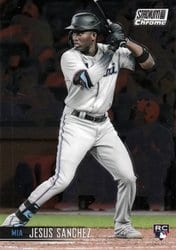 2021 Stadium Club Chrome Base Set Jesus Sanchez #77 card