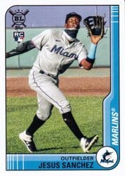 2021 Topps Big League Base Set Jesus Sanchez #123 card