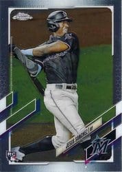 2021 Topps Chrome Base Set Jesus Sanchez #101 card