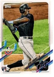 2021 Topps Opening Day Base Set Jesus Sanchez #180 card