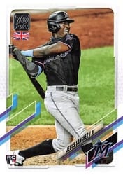 2021 Topps UK Edition Base Set Jesus Sanchez #45 card