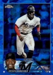 2023 Topps Chrome Sapphire Edition Base Set Jesús Sánchez #44 card
