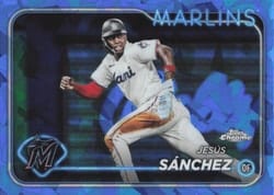 2024 Topps Chrome Sapphire Edition Base Set Jesús Sánchez #580 card