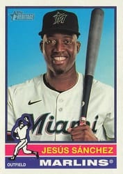 2025 Topps Heritage Base Set Jesús Sánchez #455 card