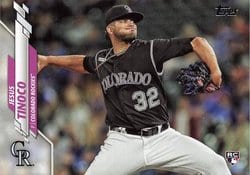 2020 Topps Update Base Set Jesus Tinoco #U-297 card