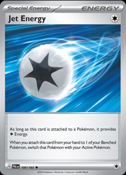 Paldea Evolved Jet Energy #190 card