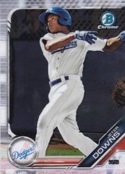 2019 Bowman Chrome Prospects Jeter Downs #BCP-115 card