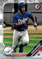 2019 Bowman Draft Base Set Jeter Downs #BD-114 card