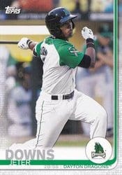 2019 Topps Pro Debut Base Set Jeter Downs #92 card