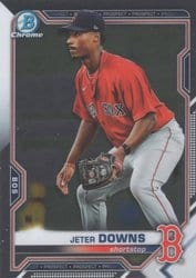 2021 Bowman Chrome Prospects Jeter Downs #BCP-107 card