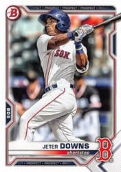 2021 Bowman Draft Base Set Jeter Downs #BD-177 card