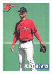 2021 Bowman Heritage Base Set Jeter Downs #229 card