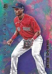 2021 Bowman Inception Base Set Jeter Downs #30 card