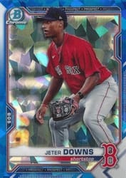 2021 Bowman Sapphire Edition Base Set Jeter Downs #BCP-107 card