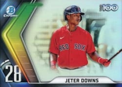 2022 Bowman Scouts' Top 100 Jeter Downs #BTP-28 card