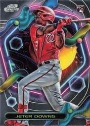 2023 Topps Cosmic Chrome Base Set Jeter Downs #106 card
