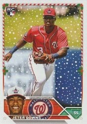 2023 Topps Holiday Base Set Jeter Downs #H103 card