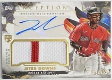 2023 Topps Inception Autograph Patch Cards Jeter Downs #IAP-JDO card