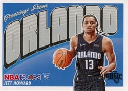 2023-24 Hoops Rookie Greetings Jett Howard #16 card