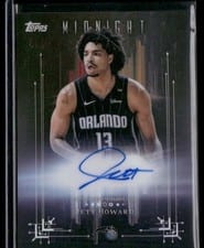 2025-26 Topps Midnight Dark Marks Signatures Jett Howard #DM-JHO card