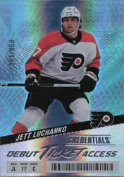 2024-25 Upper Deck Credentials Base Set Jett Luchanko #102 card