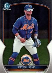 2023 Bowman Chrome Prospects Jett Williams #BCP-216 card