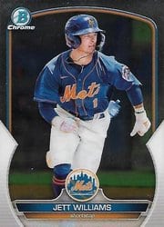 2023 Bowman Chrome Prospects Jett Williams #BCP-49 card