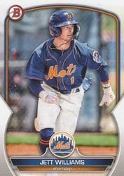 2023 Bowman Prospects Jett Williams #BP-49 card