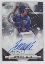2023 Bowman Sterling Prospect Autographs Jett Williams #PA-JW card