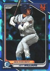 2024 Bowman Sapphire Edition Base Set Jett Williams #BCP-54 card