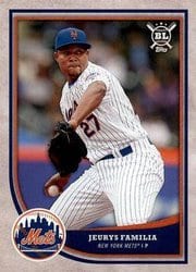 2018 Topps Big League Base Set Jeurys Familia #5 card