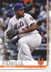2019 Topps Base Set Jeurys Familia #589 card