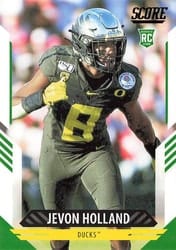2021 Score Base Set Jevon Holland #358 card