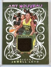 2024 Panini Origins WNBA Art Nouveau Memorabilia Jewell Loyd #AN-JL card