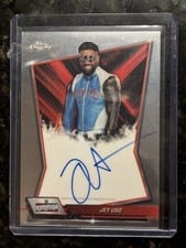 2026 Topps Chrome WWE Red Brand Autographs Jey Uso #RBA-JEY card