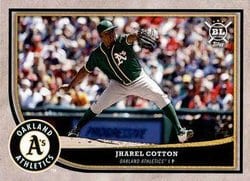 2018 Topps Big League Base Set Jharel Cotton #262 card
