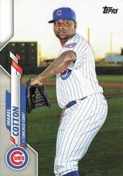 2020 Topps Update Base Set Jharel Cotton #U-225 card