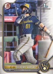 2022 Bowman Prospects Jheremy Vargas #BP-144 card