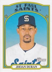 2021 Topps Heritage Minor League Base Set Jhoan Duran #13 card