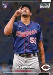2022 Stadium Club Chrome Base Set Jhoan Duran #328 card