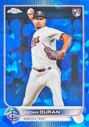 2022 Topps Chrome Update Sapphire Edition Base Set Jhoan Duran #US277 card