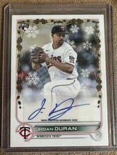 2022 Topps Holiday Autographs Jhoan Duran #WHA-JD card