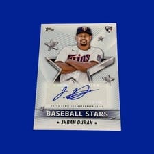 2022 Topps Update Baseball Stars Autographs Jhoan Duran #BSA-JDU card