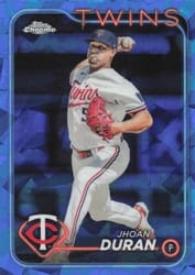2024 Topps Chrome Sapphire Edition Base Set Jhoan Duran #227 card