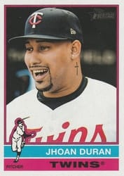 2025 Topps Heritage Base Set Jhoan Duran #74 card