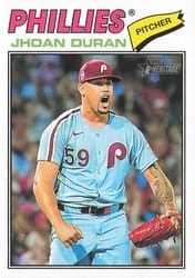 2026 Topps Heritage Base Set Jhoan Duran #14 card