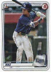 2020 Bowman Prospects Jhon Diaz #BP-30 card